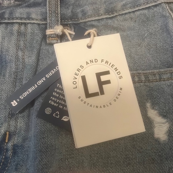 Lovers And Friends Women’s High Rise Cut Off Size 25  NWT - Picture 3 of 6